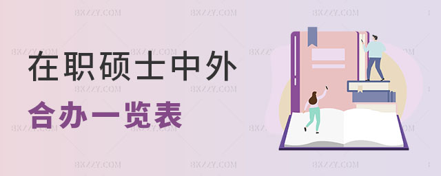 在職碩士中外合作辦學一覽表 在職碩士中外合作辦學一覽表