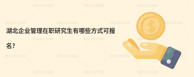 湖北企業管理在職研究生有哪些方式可報名?